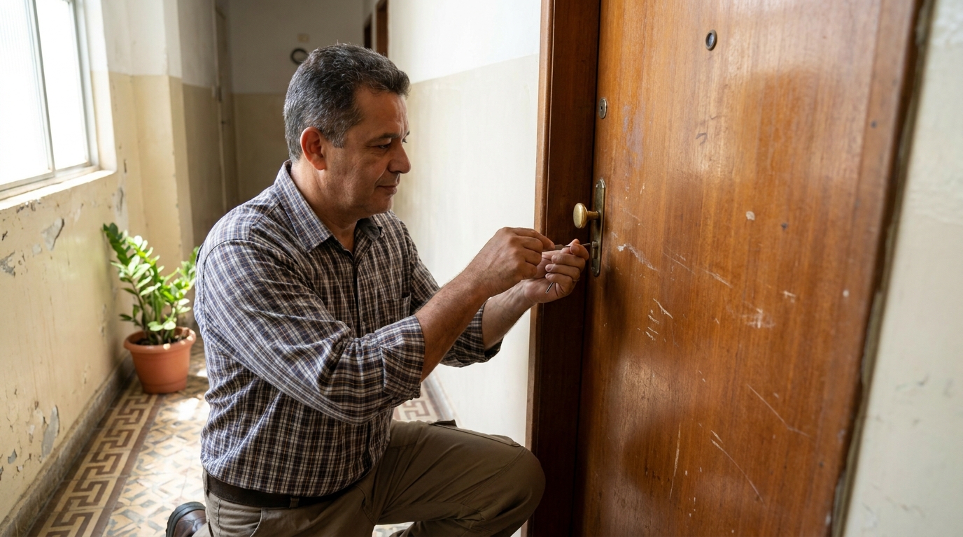Abertura de Porta Residencial em Fátima Cidade Jardim, Guarapari‑ES