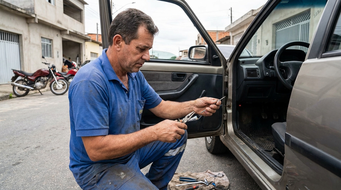 Extração em Cadeado no Jardim Paraíso do Tanque, Atibaia‑SP