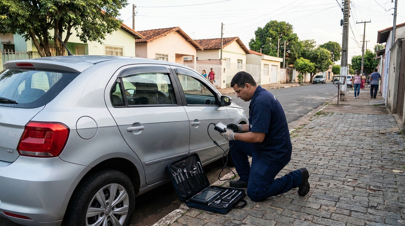 Programação de Chave Codificada no Bairro Novo, Porto Seguro‑BA
